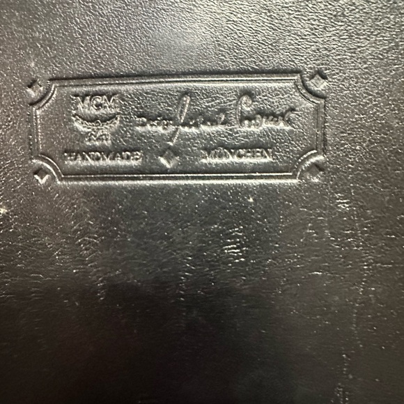 MCM Visetos Black  Shoulder Bag with COA - Picture 8 of 17